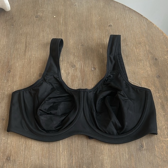 SYROKAN Black Underwire Sports Bra Adjustable Strap Size 36E - Picture 8 of 12